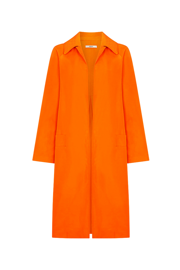 Orange Oversized Coat