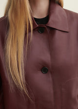 Oxblood Leather Jacket
