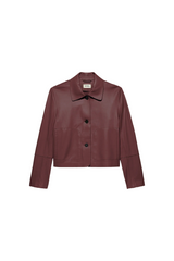 Oxblood Leather Jacket