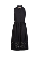 Black Broderie Anglais Dress