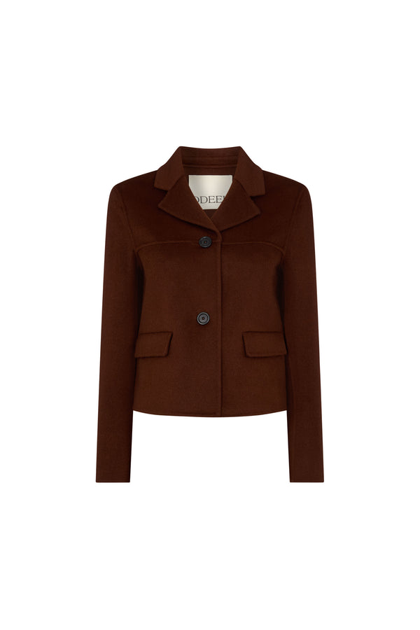 Mahogany Doubleface Wool Jacket