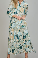 Floral Cotton Voile Dress