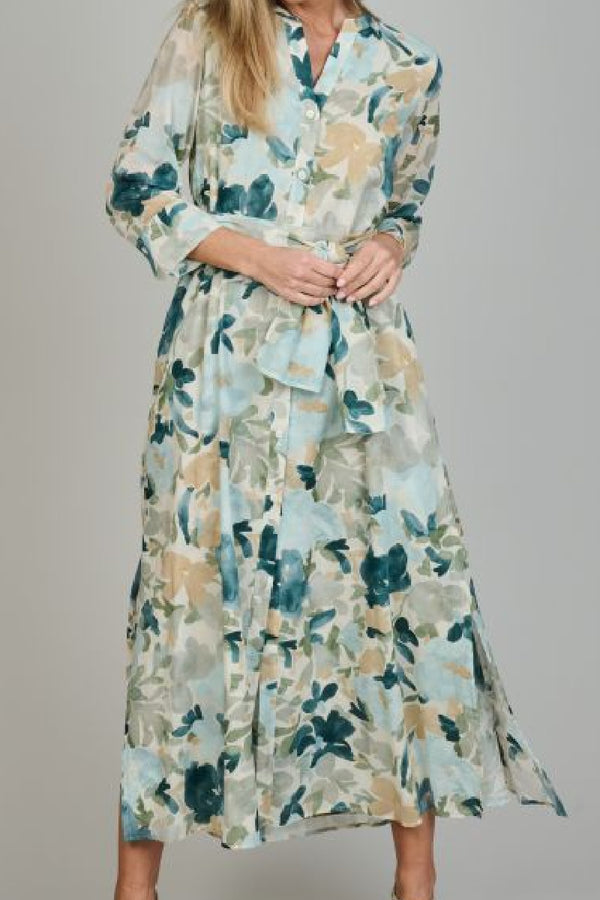 Floral Cotton Voile Dress