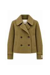 Moss Brushed Wool Cool Jacket