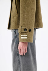 Moss Brushed Wool Cool Jacket