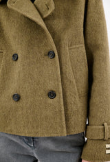 Moss Brushed Wool Cool Jacket