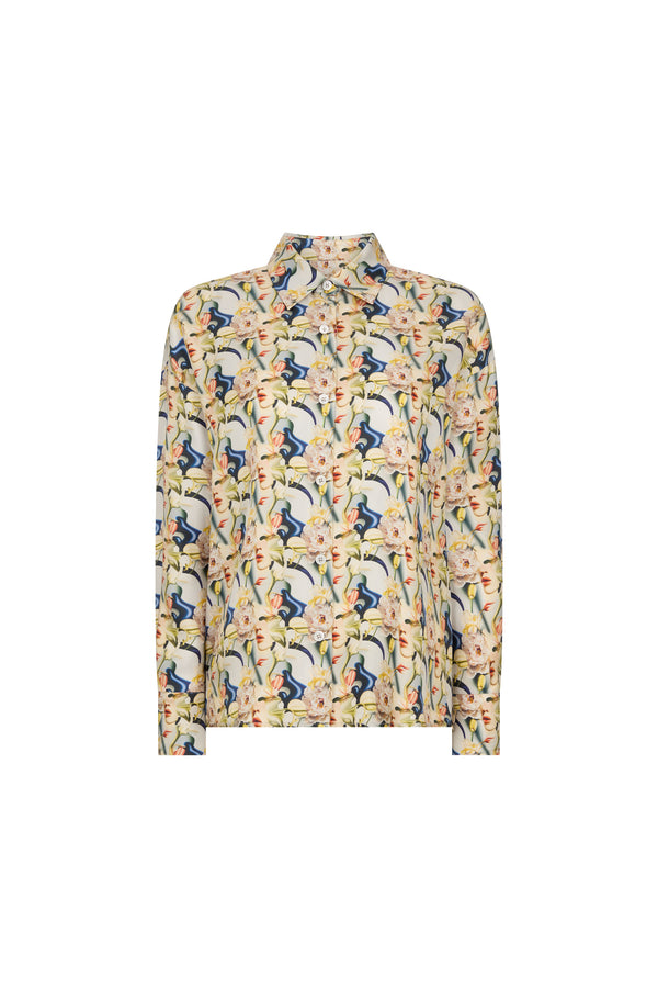 Cloud Floral Printed Shirt