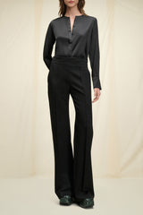 Black Silk Blouse