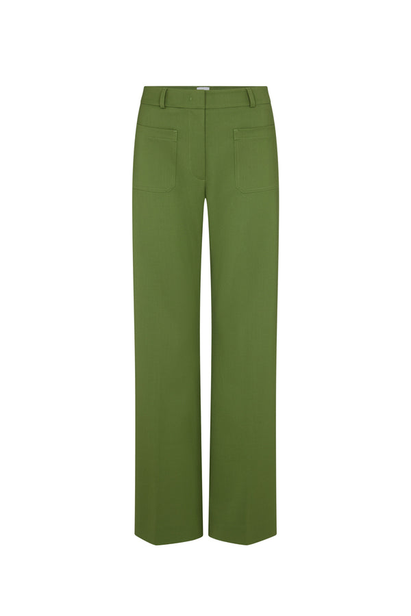 Nina Leaf Patch Pocket Trousers