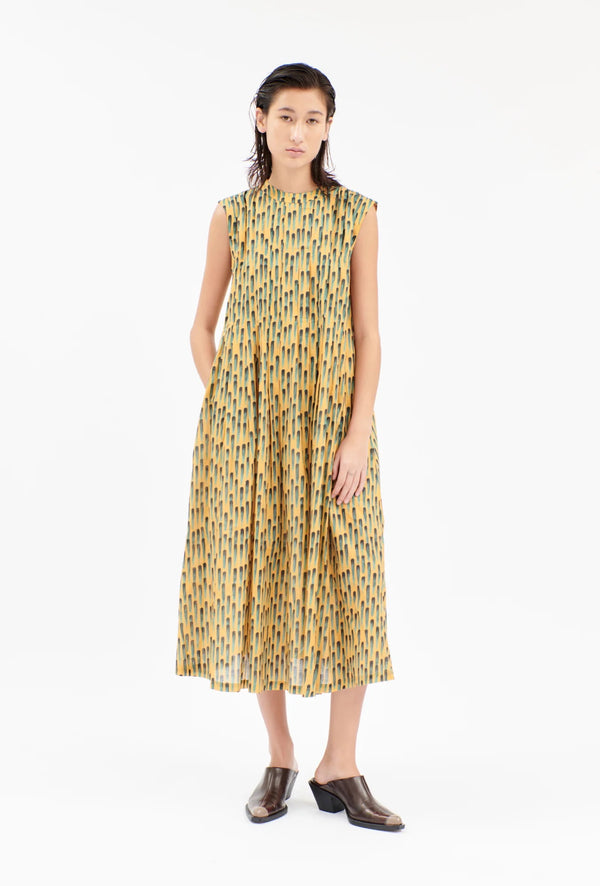 Paint Print Cotton Dress