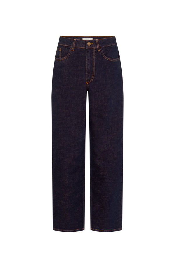 Navy Denim Mom Jeans