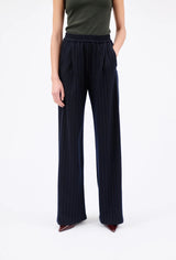 Flannel Pinstripe Trousers