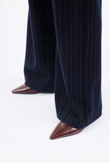 Flannel Pinstripe Trousers