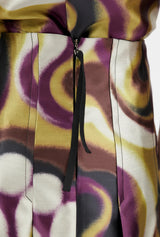 Autumn Swirls Midi Skirt