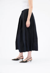 Midnight Taffeta Skirt