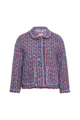 Sky Tweed Swing Jacket