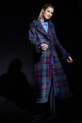 Tweed Fringe Maxi Coat