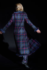Tweed Fringe Maxi Coat