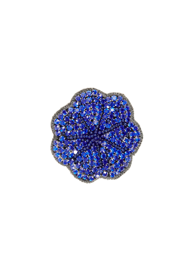 Sapphire Crystal Brooch
