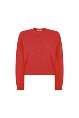 Lipstick Cashmere Cardigan