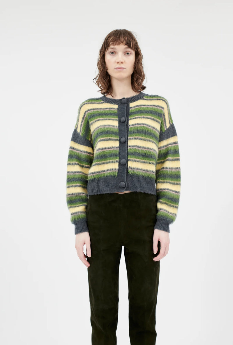 Multi Stripe Cardigan