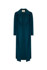 Peacock Double Face Long Coat