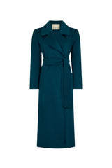 Peacock Double Face Long Coat