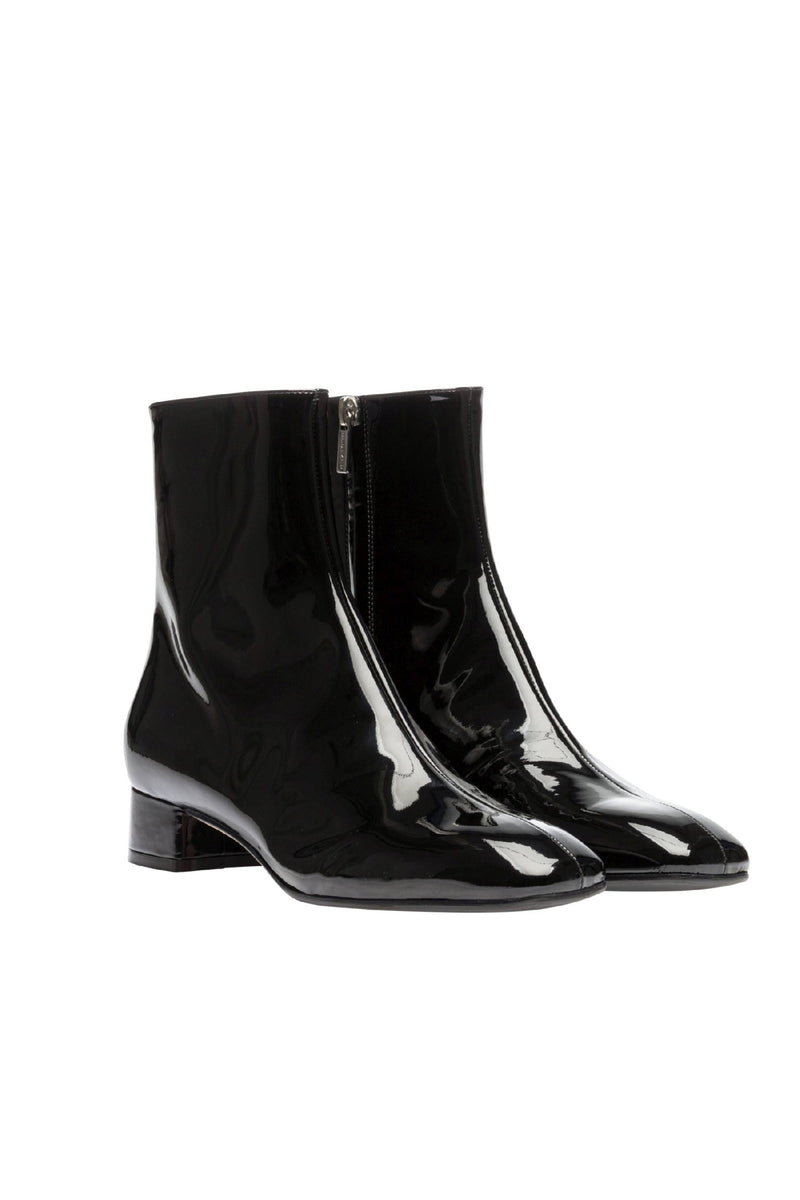 Black Patent Ankle Boot