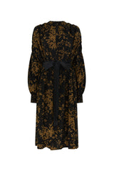 Bronze Floral Dress