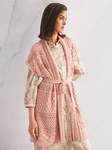 Blush Floral Silk Dress