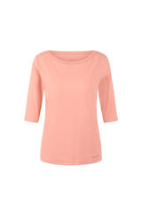 Blush Cotton Boat Neck Top