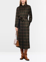 Checked Long Dress