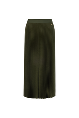 Boiled Wool Pleated Skirt