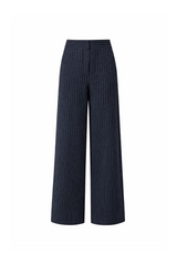 Ink Crinkle Cotton Trousers