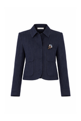 Ink Crinkle Cotton Jacket