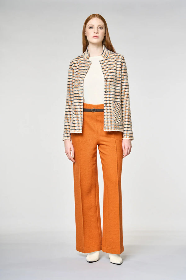 Houndstooth Short Jacket