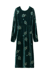 Velvet Embellished Dress