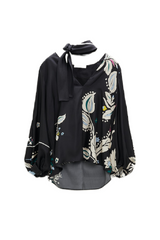 Japanese Flower Blouse