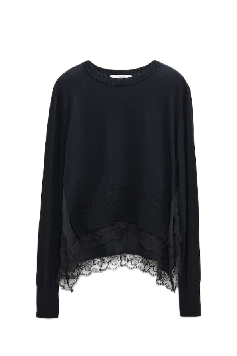 Lace Layered Sweater