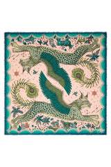 Lynx Pink Wool Scarf