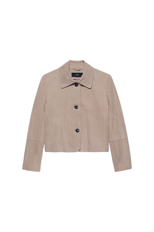 Taupe Suede Jacket