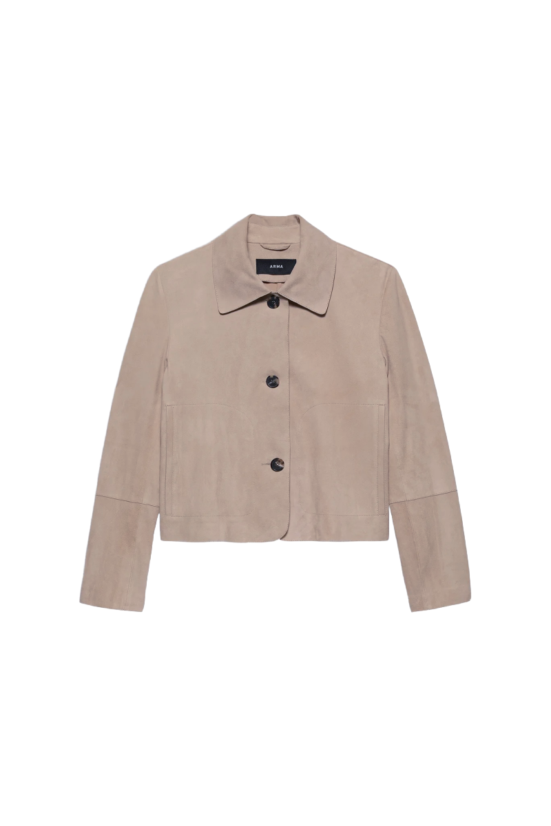 Taupe Suede Jacket