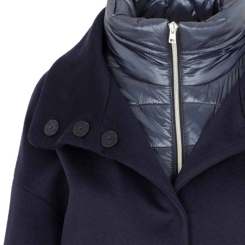 Navy City Coat