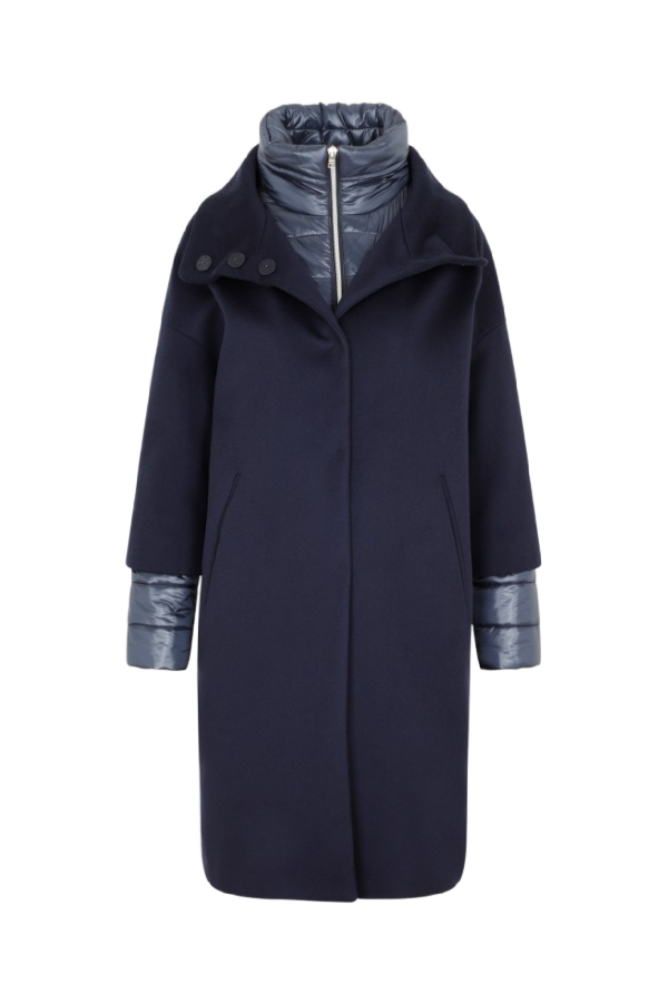 Navy City Coat