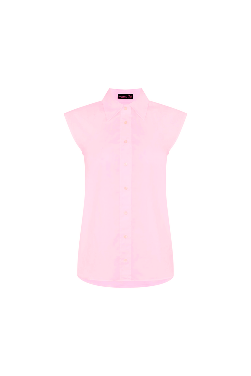 Rose Cotton Pique Shirt