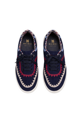 Blue Frame Sneakers