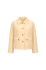 Gold Doubleface Wool Jacket