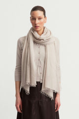 Taupe Cashmere Scarf