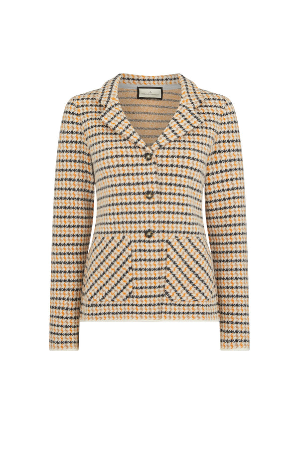 Houndstooth Short Jacket