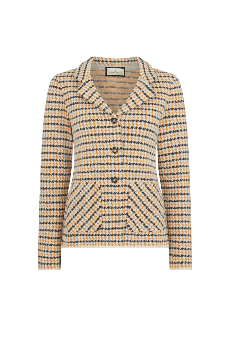 Houndstooth Short Jacket
